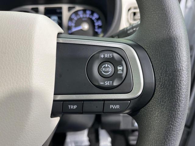 ムーヴキャンバス ストライプスＧターボ　純正ナビ　両側電動ドア　全周囲カメラ　スマートアシスト　レーダークルーズ　禁煙車　ＥＴＣ　ドラレコ　コーナーセンサー　スマートキー　シートヒーター　ＬＥＤヘッド　オートハイビーム　オートライト（7枚目）