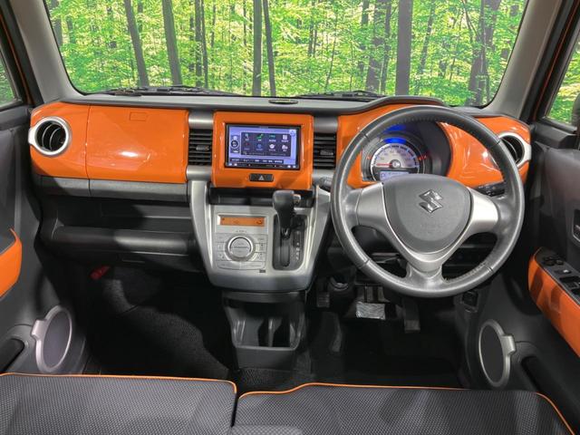 ハスラー Ｘターボ　レーダーブレーキサポート　ＳＤナビ　禁煙車　ＥＴＣ　スマートキー　シートヒーター　ＨＩＤヘッド　オートライト　オートエアコン　純正１５インチアルミ　Ｂｌｕｅｔｏｏｔｈ再生　ＣＤ　ＤＶＤ再生　フルセグ（2枚目）