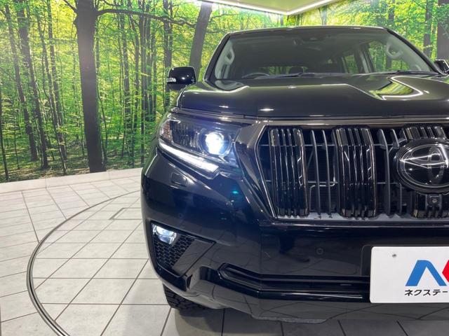 ランドクルーザープラド ＴＸ　Ｌパッケージ・ブラックエディション　後期　７人乗り　ムーンルーフ　純正９型ナビ　全周囲カメラ　セーフティセンス　禁煙車　黒革シート　シートベンチレーション　パワーシート　ＥＴＣ２．０　スマートキー　ＬＥＤヘッド　オートライト（34枚目）