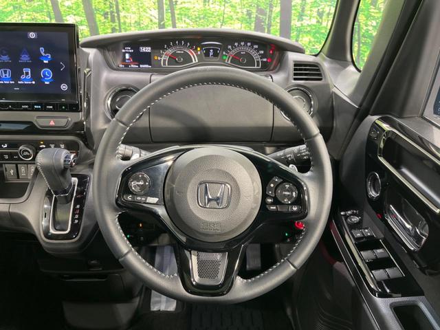 Ｎ－ＢＯＸカスタム Ｌターボ　後期　両側電動スライド　純正９型ナビ　バックカメラ　ホンダセンシング　禁煙車　シートヒーター　ハーフレザーシート　ＥＴＣ　ドラレコ　スマートキー　ＬＥＤヘッド　オートライト　純正１５インチＡＷ（11枚目）