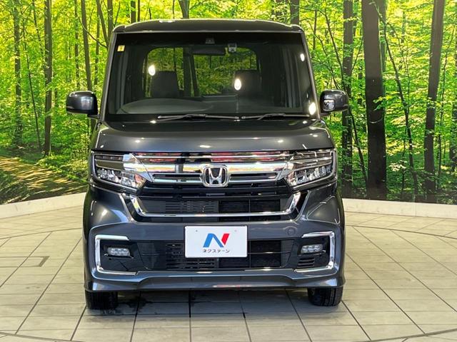 Ｎ－ＢＯＸカスタム Ｌターボ　後期　両側電動スライド　純正９型ナビ　バックカメラ　ホンダセンシング　禁煙車　シートヒーター　ハーフレザーシート　ＥＴＣ　ドラレコ　スマートキー　ＬＥＤヘッド　オートライト　純正１５インチＡＷ（14枚目）