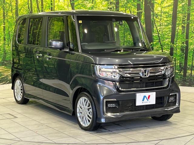 Ｎ－ＢＯＸカスタム Ｌターボ　後期　両側電動スライド　純正９型ナビ　バックカメラ　ホンダセンシング　禁煙車　シートヒーター　ハーフレザーシート　ＥＴＣ　ドラレコ　スマートキー　ＬＥＤヘッド　オートライト　純正１５インチＡＷ（16枚目）