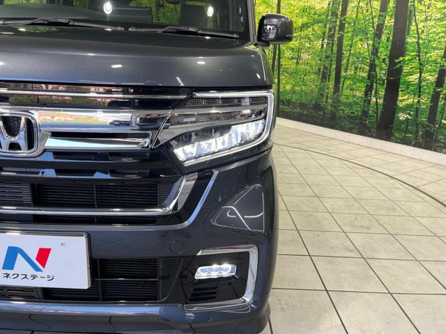 Ｎ－ＢＯＸカスタム Ｌターボ　後期　両側電動スライド　純正９型ナビ　バックカメラ　ホンダセンシング　禁煙車　シートヒーター　ハーフレザーシート　ＥＴＣ　ドラレコ　スマートキー　ＬＥＤヘッド　オートライト　純正１５インチＡＷ（32枚目）