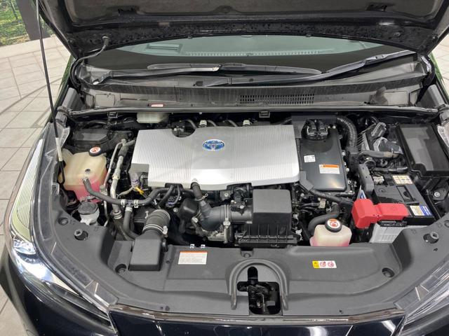 プリウス A 後期 純正9型ナビ バックカメラ セーフティセンス 禁煙車 パワーシート ETC2.0 スマートキー LEDヘッド オートライト 純正15インチAW オートエアコン ヘッドアップディスプレイ(18枚目)