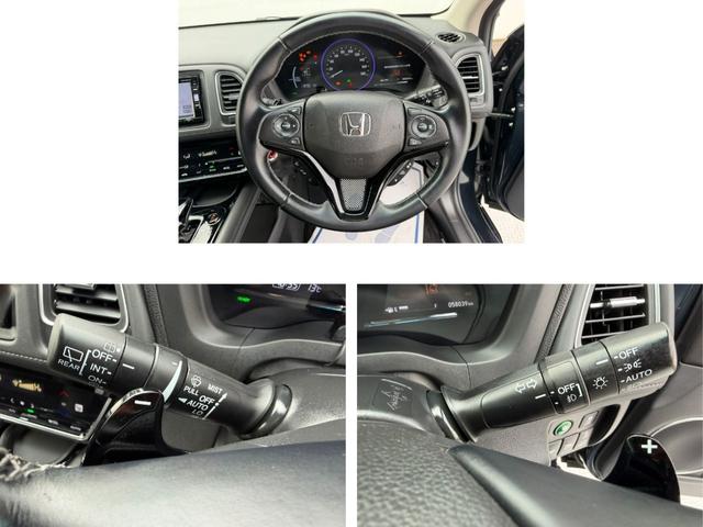 ヴェゼル ハイブリッドZ・ホンダセンシング ワンオーナー・7インチ純ナビTV・Bluetooth・インターナビ・Rカメラ・ETC・シートヒーター・AW レーダーサポート 1オーナ- DVD再生機能 整備記録簿 横滑り防止システム 盗難防止装置(4枚目)