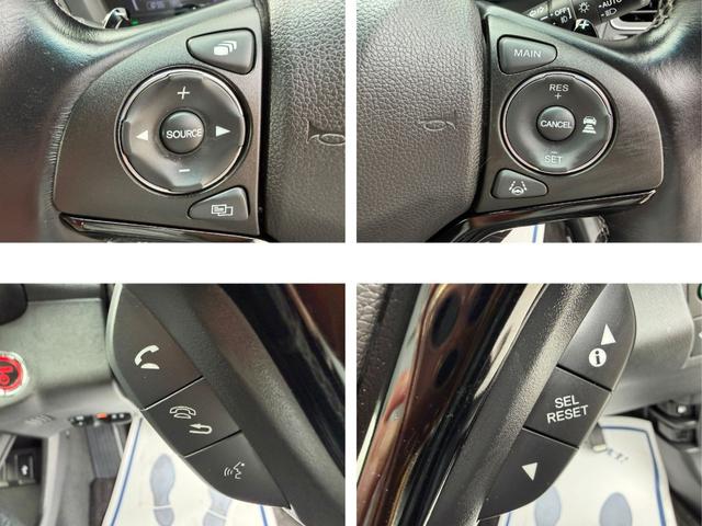 ヴェゼル ハイブリッドZ・ホンダセンシング ワンオーナー・7インチ純ナビTV・Bluetooth・インターナビ・Rカメラ・ETC・シートヒーター・AW レーダーサポート 1オーナ- DVD再生機能 整備記録簿 横滑り防止システム 盗難防止装置(5枚目)