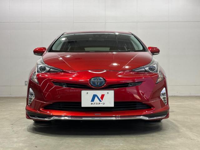 プリウス Aプレミアム ツーリングセレクション 純正SDナビ バックカメラ 衝突被害軽減システム 禁煙車 レザーシート パワーシート ドラレコ コーナーセンサー スマートキー LEDヘッド ビルトインETC クルコン オートハイビーム(14枚目)