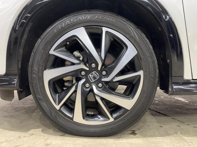 ヴェゼル ハイブリッドＲＳ・ホンダセンシング　ＳＤナビ　バックカメラ　衝突被害軽減システム　レーダークルーズ　禁煙車　ハーフレザーシート　スマートキー　ＬＥＤヘッド　ビルトインＥＴＣ　純正１８インチアルミ　オートライト　デュアルエアコン（58枚目）