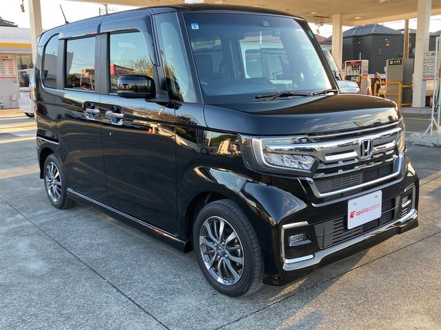 Ｎ－ＢＯＸカスタム 　ドライブレコーダー　バックカメラ　両側スライド・片側電動　ナビ　ＴＶ　クリアランスソナー　オートクルーズコントロール　レーンアシスト　衝突被害軽減システム　オートライト　スマートキー（3枚目）