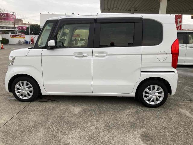 Ｎ－ＢＯＸ Ｌ　衝突回避支援ブレーキ　Ｉ－ＳＴＯＰ　クリソナ　ＰＷ　パワステ　Ｓヒーター　車線逸脱　衝突安全ボディ　オートマチックハイビーム　スマ－トキ－　Ｂカメ　横滑り防止　ＬＥＤライト　エアコン付き　Ｗエアバック（5枚目）