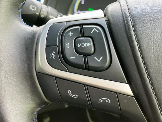 ハリアー 4WDプログレスメタルレザーPスタイルブルーイッシュ 新品タイヤ/JBL/保証書/純正 9インチ SDナビ/衝突安全装置/シートヒーター/車線逸脱防止支援システム/シート 合皮/パーキングアシスト バックガイド/電動バックドア 衝突被害軽減システム(15枚目)