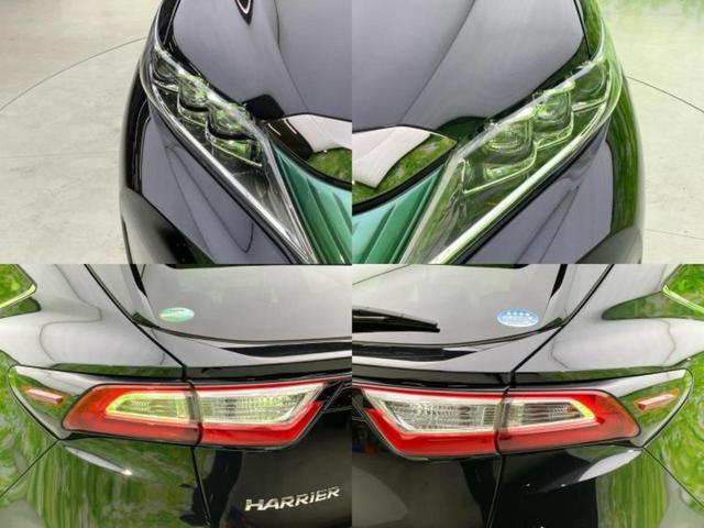 ハリアー 4WDプログレスメタルレザーPスタイルブルーイッシュ 新品タイヤ/JBL/保証書/純正 9インチ SDナビ/衝突安全装置/シートヒーター/車線逸脱防止支援システム/シート 合皮/パーキングアシスト バックガイド/電動バックドア 衝突被害軽減システム(49枚目)