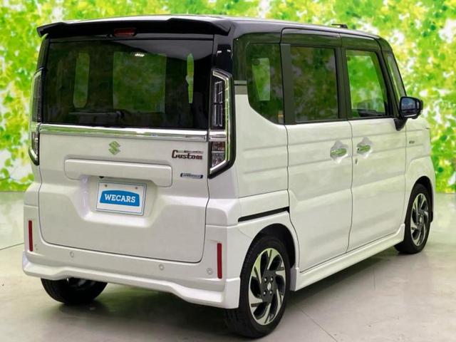 スペーシアカスタム ハイブリッドXSターボ 新品タイヤ/保証書/純正 9インチ ナビ/セーフティサポート(スズキ)/両側電動スライドドア/シートヒーター/全方位モニター/車線逸脱防止支援システム/シート ハーフレザー ターボ 全周囲カメラ(44枚目)