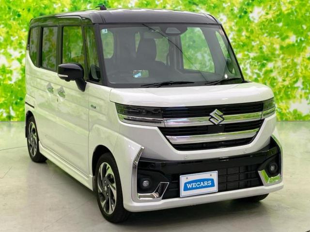 スペーシアカスタム ハイブリッドXSターボ 新品タイヤ/保証書/純正 9インチ ナビ/セーフティサポート(スズキ)/両側電動スライドドア/シートヒーター/全方位モニター/車線逸脱防止支援システム/シート ハーフレザー ターボ 全周囲カメラ(46枚目)