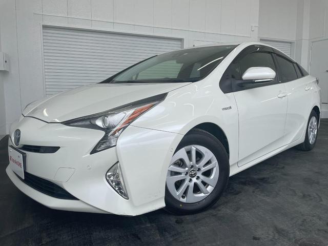 プリウス Sセーフティプラス ナビ ETC Bモニター ドラレコ 衝突回避システム PKSB レーンキープ 衝突安全ボディ Aライト LEDライト オートマハイビーム クルコン イモビライザー 横滑り防止機能 PW オ-トエアコン(3枚目)