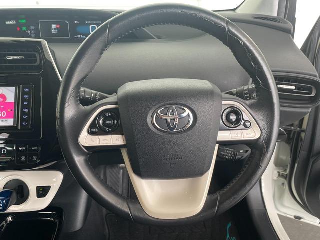 プリウス Sセーフティプラス ナビ ETC Bモニター ドラレコ 衝突回避システム PKSB レーンキープ 衝突安全ボディ Aライト LEDライト オートマハイビーム クルコン イモビライザー 横滑り防止機能 PW オ-トエアコン(5枚目)