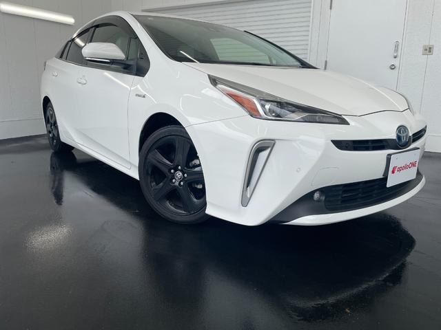 プリウス Sツーリングセレクション ナビ ETC Bモニター ドラレコ レーンキープA AHB シートH エアバック アイスト LEDヘッド イモビ オートクルーズ 横滑り防止 Aライト 助手席エアバック ABS フルオートエアコン(2枚目)