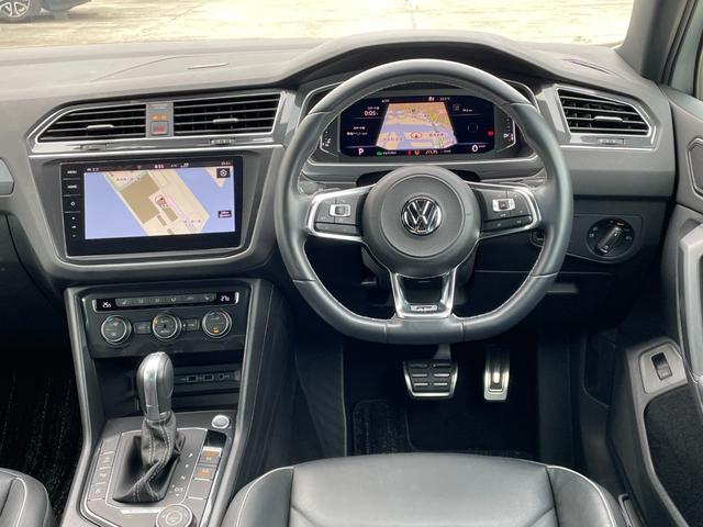 ティグアン ＴＤＩ　４モーション　Ｒライン　純正ナビ　フルセグＴＶ　ＣＤ／ＤＶＤ再生　Ｂｌｕｅｔｏｏｔｈ接続　レザーシート　前席シートヒーター　Ｄ席電動パワーシート　アダプティブクルーズコントロール　ブラインドスポットモニター　レーンキープ（12枚目）