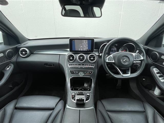 Ｃクラスステーションワゴン Ｃ２２０ｄ　ステーションワゴンローレウスエディション　パノラマサンルーフ　純正ナビ　バックカメラ　黒レザーシート　シートヒーター　ＥＴＣ　アダプティブクルーズコントロール　ブラインドスポットモニター　レーンキープアシスト　パドルシフト　スマートキー（2枚目）