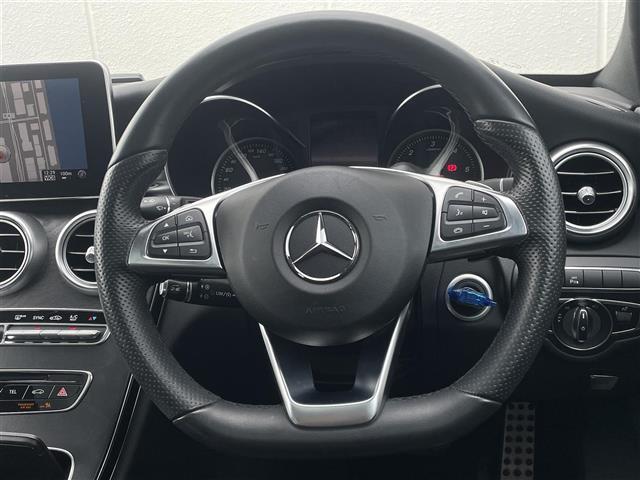 Ｃクラスステーションワゴン Ｃ２２０ｄ　ステーションワゴンローレウスエディション　パノラマサンルーフ　純正ナビ　バックカメラ　黒レザーシート　シートヒーター　ＥＴＣ　アダプティブクルーズコントロール　ブラインドスポットモニター　レーンキープアシスト　パドルシフト　スマートキー（13枚目）