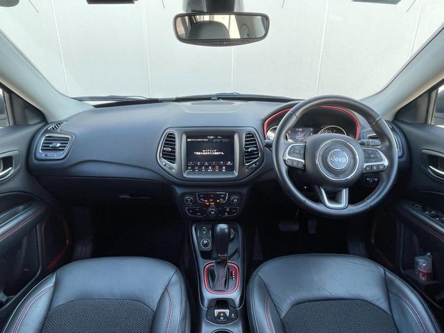 ジープ・コンパス トレイルホーク 4WD 純正ナビ フルセグTV バックモニター ハーフレザーシート 前後ドライブレコーダー アダプティブクルーズコントロール ブラインドスポットモニター レーントレーシングアシスト ETC(2枚目)