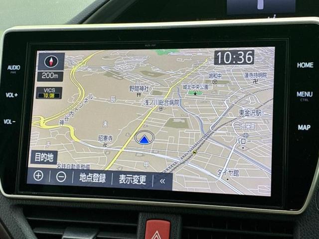 エスクァイア ハイブリッドGiプレミアムパッケージ 保証書/純正 10インチ SDナビ/フリップダウンモニター 純正 12.8インチ/衝突安全装置/両側電動スライドドア/シートヒーター/車線逸脱防止支援システム/シート ハーフレザー 後席モニター(10枚目)