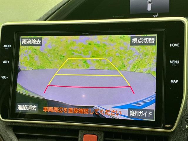 エスクァイア ハイブリッドGiプレミアムパッケージ 保証書/純正 10インチ SDナビ/フリップダウンモニター 純正 12.8インチ/衝突安全装置/両側電動スライドドア/シートヒーター/車線逸脱防止支援システム/シート ハーフレザー 後席モニター(12枚目)