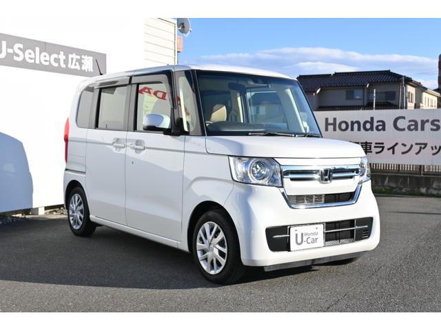 N-BOX L ホンダセンシング 純正ナビ Rカメラ FRドラレコ 障害物センサー シートヒーター LEDライト 左PWスライドドア 衝突回避支援ブレーキ I-STOP クリソナ ドラレコ付 パワステ Sヒーター(6枚目)