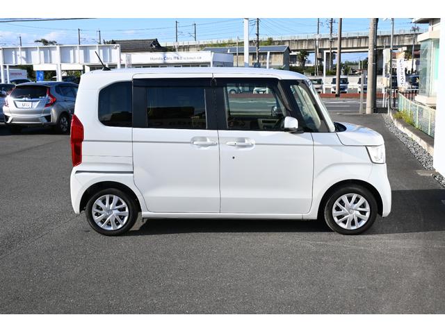 N-BOX L ホンダセンシング 純正ナビ Rカメラ FRドラレコ 障害物センサー シートヒーター LEDライト 左PWスライドドア 衝突回避支援ブレーキ I-STOP クリソナ ドラレコ付 パワステ Sヒーター(9枚目)