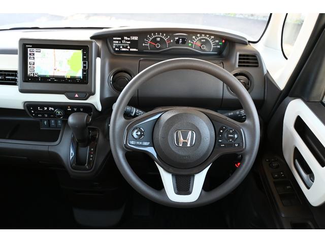 N-BOX L ホンダセンシング 純正ナビ Rカメラ FRドラレコ 障害物センサー シートヒーター LEDライト 左PWスライドドア 衝突回避支援ブレーキ I-STOP クリソナ ドラレコ付 パワステ Sヒーター(12枚目)