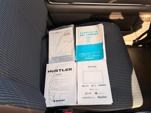 ハスラー Ｊスタイルターボ　スズキセーフティサポート　全方位モニターカメラ　前後ドライブレコーダー　スマートキー　障害物センサー　シートヒーター　ＥＴＣ　ラバーマット　ＮＡＶＩ　パドルシフト　オートエアコン　Ｂｌｕｅｔｏｏｔ（36枚目）