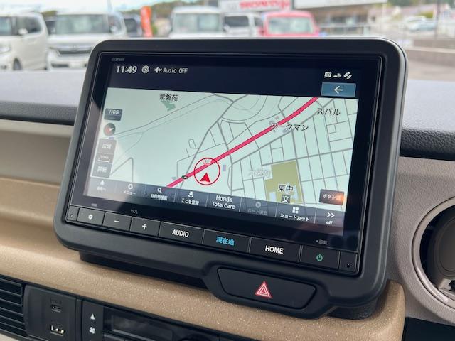 Ｎ－ＢＯＸ ベースグレード　届出済み未使用車　禁煙　Ｈｏｎｄａセンシング　コンフォートＰＫＧ　純正ナビ　地デジ　Ｂカメラ　両側電動スライドドア　ＬＥＤライト　コーナーセンサー　ＥＴＣ　１４インチホイール　衝突軽減システム　ＡＢＳ（16枚目）