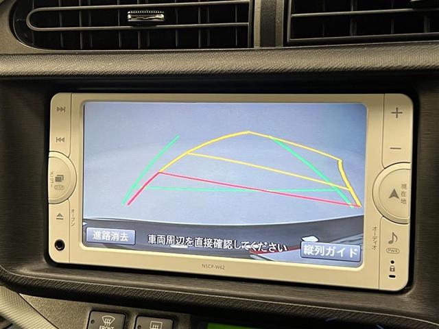 アクア S 7インチSDナビ ワンセグTV ブルートゥース CD SD バックモニター ETC シートヒーター 社外15インチAW スペアタイヤ トノカバー 電動格納式ドアミラー パワーウィンドウ スマートキー(16枚目)