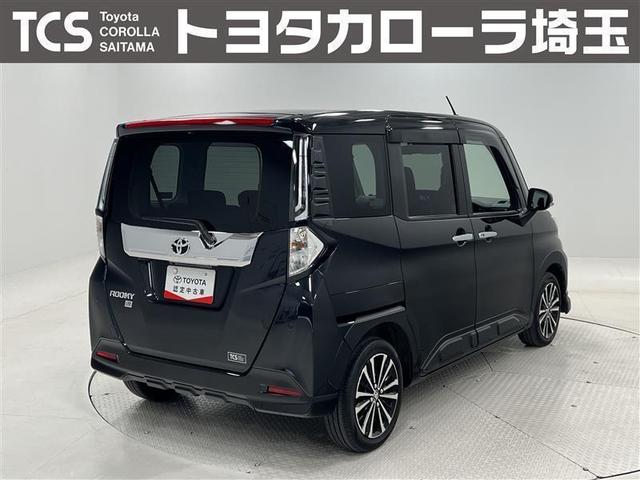 ルーミー カスタムG-T モデルLMガーニッシュ SDナビ 全周囲カメラ 両側オートスライドドア スマートキープッシュスタート LEDライト 1オーナー 横滑り防止機能 クルコン ETC付 アルミホイール DVD TV(2枚目)