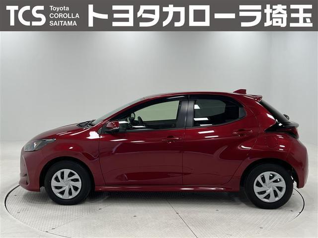 ヤリス Ｘ　衝突被害軽減ブレーキ　地デジ　ＴＶ　横滑り防止装置付き　記録簿有　ワイヤレスキー　全周囲カメラ　バックガイドモニター　サイドエアバック　　Ｗエアバッグ　パワーウインドウ　　運転席エアバッグ　１オーナー（4枚目）