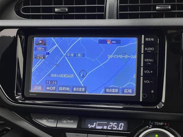 アクア Ｇ　誤発進抑制機能　バックモニタ　メンテナンスノート　デュアルエアバック　ナビＴＶ　パワーウィンドウ　ＥＳＣ　ＡＴエアコン　ＡＢＳ　パワーステアリング　オートクルーズ　運転席エアバッグ　ＥＴＣ（14枚目）