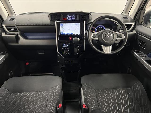 ルーミー カスタムG アイドリング 両側電動SD LEDヘット バックビューモニター 衝突回避ブレーキ 地デジ スマートキー メモリナビ クルーズコントロール 点検記録簿 DVD ETC 1オーナー オートエアコン ABS(8枚目)