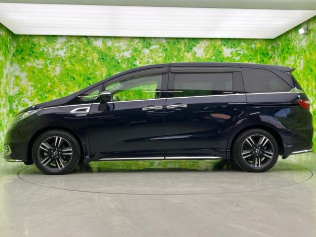 オデッセイハイブリッド ＨＶアブソルート・ホンダセンシングＥＸパッケ　新品タイヤ／純正　ＳＤナビ／衝突安全装置／両側電動スライドドア／全方位モニター／車線逸脱防止支援システム／シート　ハーフレザー／ヘッドランプ　ＬＥＤ／ＥＴＣ／ＥＢＤ付ＡＢＳ／横滑り防止装置（2枚目）