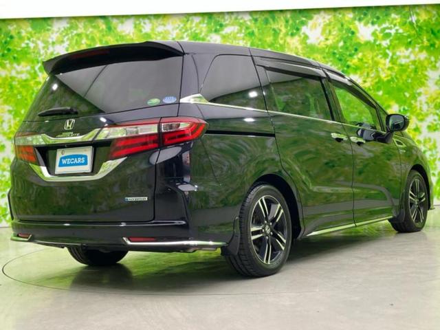 オデッセイハイブリッド ＨＶアブソルート・ホンダセンシングＥＸパッケ　新品タイヤ／純正　ＳＤナビ／衝突安全装置／両側電動スライドドア／全方位モニター／車線逸脱防止支援システム／シート　ハーフレザー／ヘッドランプ　ＬＥＤ／ＥＴＣ／ＥＢＤ付ＡＢＳ／横滑り防止装置（3枚目）