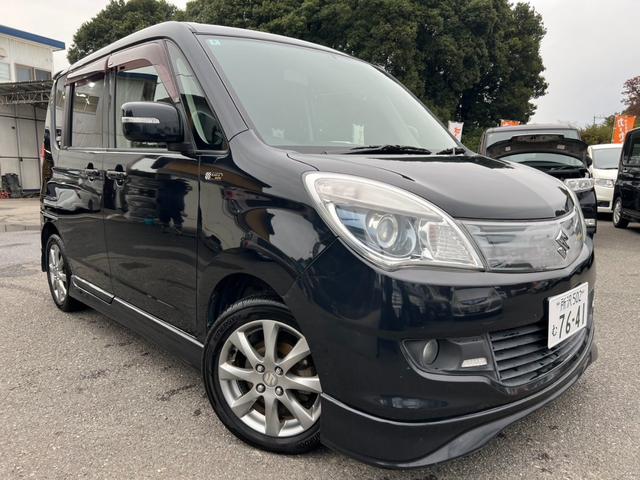 ソリオ ブラック&ホワイト ETC ナビ TV 両側電動スライドドア HID スマートキー 電動格納ミラー ウォークスルー CVT アルミホイール CD DVD再生 USB 盗難防止システム 衝突安全ボディ ABS エアコン(13枚目)