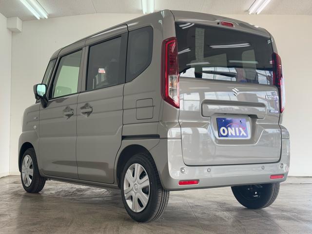 スペーシア ハイブリッドＧ　衝突被害軽減システム　誤発進抑制装置　スマートキー　マイルドハイブリッド　ＬＥＤランプ　両側スライドドア　電動格納ミラー　フットパーキングブレーキ　オートエアコン　オートライト　ホイールキャップ（9枚目）