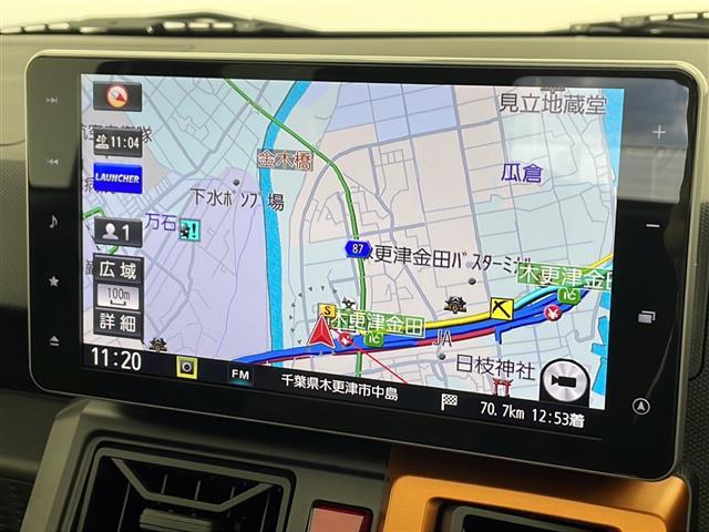 タフト Ｇターボ　衝突軽減ブレーキ　レーンキープアシスト　レーダークルーズコントロール　純正ＳＤナビ　ガラスルーフ　ルーフレール　スマートキー　シートヒーター　ＬＥＤヘッドライト　純正フロアマット（7枚目）
