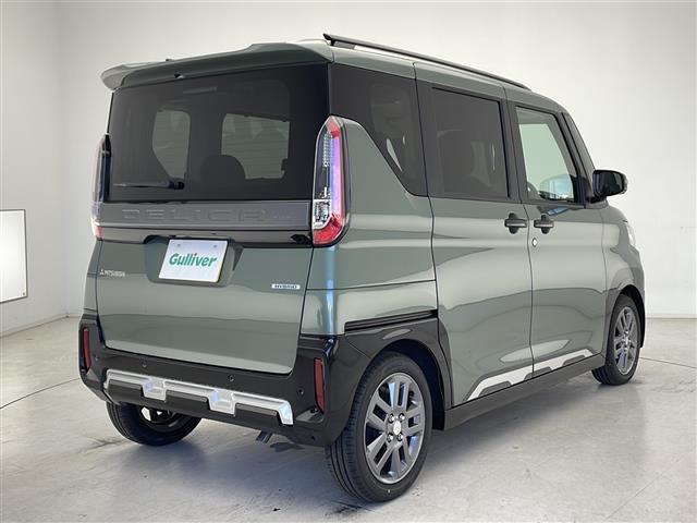 デリカミニ T プレミアム 横滑り防止 衝突軽減 カーテンエアバック Wサイドエアバック9型ディス/プレイオーディオBT/USBアイドリングストップ 純正アルミホイール 全方位カメラ ヒートステアリング サイドデカール(33枚目)