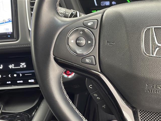 ヴェゼル ハイブリッド 社外ナビ フルセグTV バックカメラ 衝突被害軽減ブレーキ レーンキープアシスト レーダークルーズコントロール 先行車先行お知らせ パワーシート&シートヒーター LEDヘッドラ(14枚目)