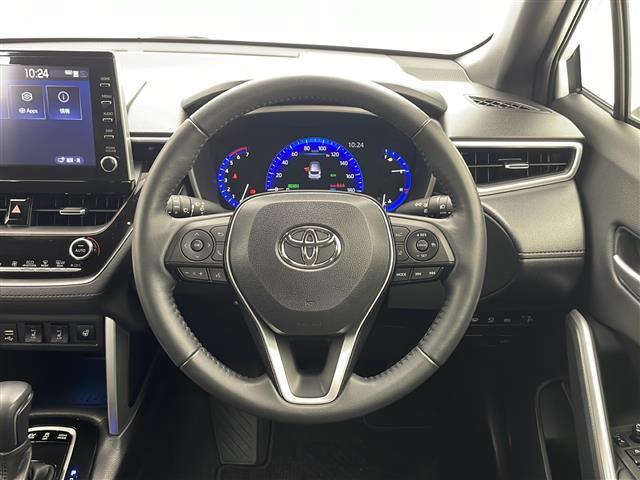 カローラクロス ハイブリッド Z モデリスタエアロ ディスプレイオーディオ フルセグTV Bluetooth Miracast USB ハーフレザーシート D席Pシート 前席ヒーター Pバックドア 衝突被害軽減ブレーキ BSM(5枚目)