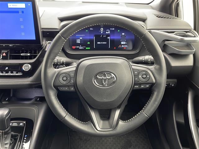 カローラツーリング ハイブリッド　ダブルバイビー　衝突軽減ブレーキ　レーンキープアシスト　レーダークルーズコントロール　オートマチックハイビーム　純正メモリナビ　バックカメラ　ＥＴＣ　ドラレコ　ハーフレザーシート　ステアリングヒーター　スマートキー（8枚目）