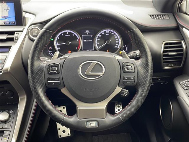 NX NX200t Fスポーツ エンジンスタートボタン 純正ナビ レザーシート シートヒーター エアシート ステアリングヒーター レーダークルーズコントロール バックカメラ サイドカメラ パドルシフト 前後コーナーセンサー(7枚目)