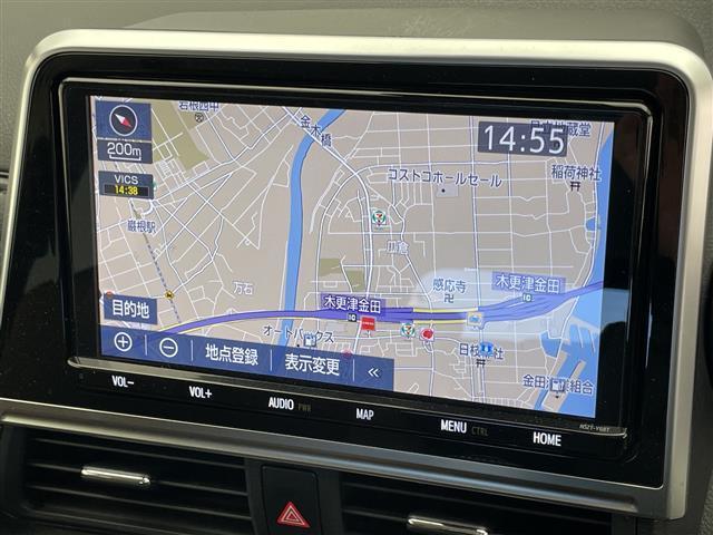 シエンタ ファンベースＧ　グランパー　純正ナビ（ＢＴ／ＣＤ／ＤＶＤ／ＴＶ））　衝突軽減　ｉｎｎｏカーゴキャリア　社外ホイール　レーンキープ　ビルトインＥＴＣ　ＡＣ１００Ｖ　電格ミラー　ＵＳＢ給電　革ステアリング　ステアリングリモコン　クル（6枚目）