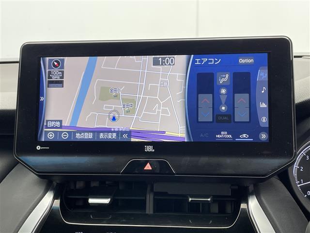 ハリアー Z 12.3インチナビ BT TV カープレイ モデリスタエアロ JBLサウンド トヨタセーフティセンス 全方位カメラ HUD BSM デジタルインナーミラー 社外ダウンサス ETC2.0 フロアマット(8枚目)