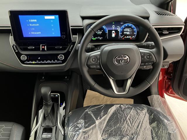 カローラスポーツ ハイブリッドG Z 雹害車 トヨタセーフティセンス レーダークルーズコントロール ブラインドスポットモニター バックモニター ディスプレイオーディオ 前後ドライブレコーダー ETC2.0 シートヒーター スマートキー(2枚目)